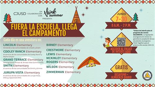 Elementary Summer Enrichment  2022 - Spanish